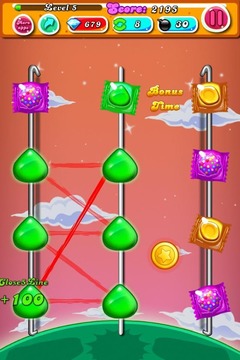 Yummy Candy Shape Flow游戲截圖2