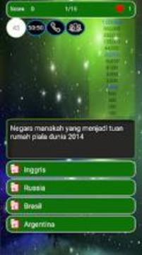 Kuis Millionaire Piala Dunia游戲截圖2