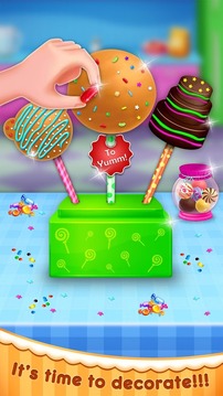 Sweet Cake Pop Maker - Cooking Games游戲截圖1