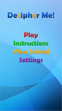 Decipher Me Word Game游戲截圖1