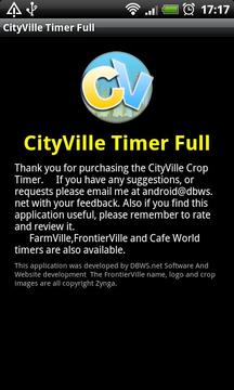 CItyVille Crop Timer Free游戲截圖3
