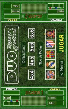 Duo Memory Futbol游戲截圖3