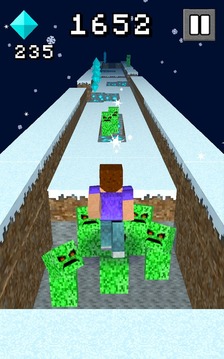 Creeper Run: Frozen Nights游戲截圖1