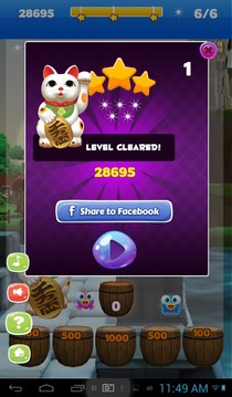 Bubble Shooter Lucky Cat游戲截圖4