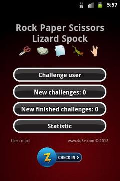 Rock Paper Scissor LizardSpock游戲截圖1