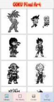 GOKU Pixel Art Games - Coloring By Number游戲截圖4