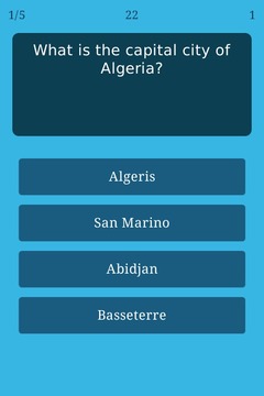 World Capitals Geography Quiz游戲截圖2