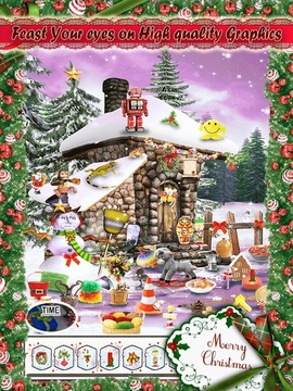 Winter Christmas Hidden Object游戲截圖3