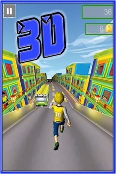 Brazil Surfers : soccer runner游戲截圖4
