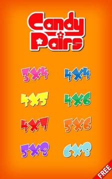 Candy Pairs Memory Game Free游戲截圖2