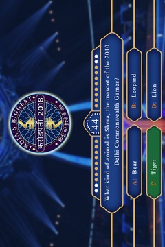 English/Hindi GK Quiz:Crorepati Hindi/English 2018游戲截圖4