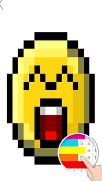 Pixel Art number coloring : pixelpanda coloring游戲截圖1