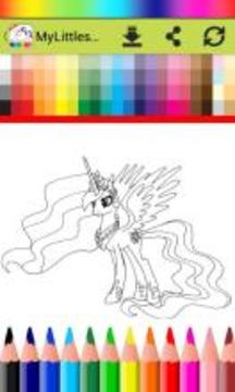 Coloring Book for My Pony游戲截圖3