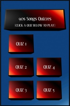 90s Songs Quizzes游戲截圖1