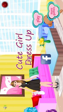 Cute Girl Dressup游戲截圖1