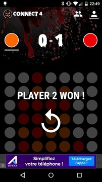 Connect 4 Game Free Halloween游戲截圖2