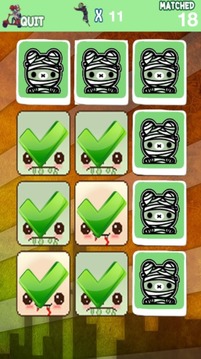 Zombie Battle Match Game游戲截圖3