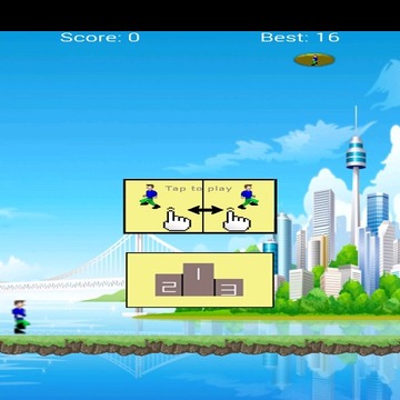 Super Flappy Man游戲截圖1
