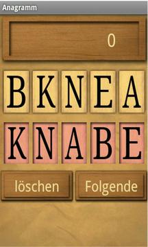 Anagram in Deutsch and English游戲截圖1