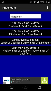IPL Schedule With Alert游戲截圖5