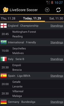 Livescore Football游戲截圖1