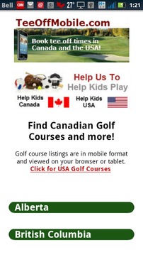 Alberta Golf Courses游戲截圖3