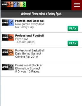 SFFN Sports Fan Fantasy Ntwk游戲截圖2