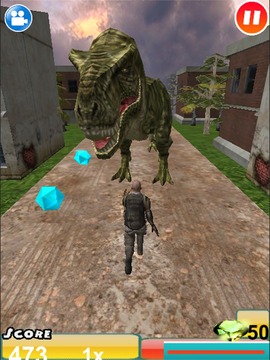 DINOSAUR RAMPAGE 3D RUN游戲截圖2