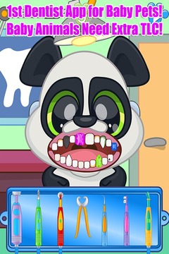Baby Animal Pet Dentist Office游戲截圖3