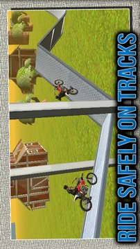Stunt Bike Impossible : Tricky Tracks游戲截圖4