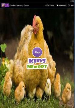 Chicken Memory Game游戲截圖2