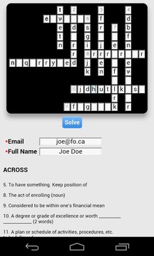 Crossword Awesome游戲截圖2