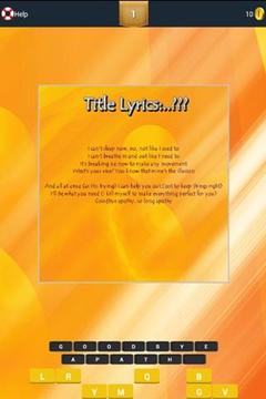 Guess Lyrics: OneRepublic游戲截圖2