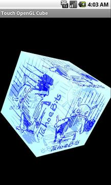 Touch OpenGL Cube游戲截圖3