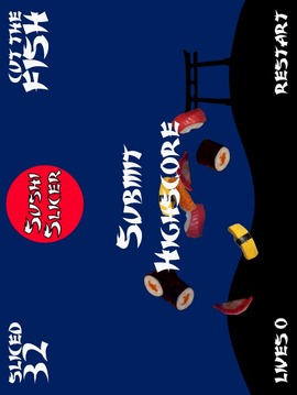 Ninja Sushi Slicer游戲截圖4