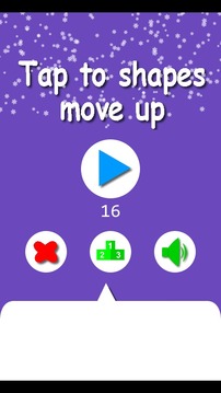 Tap to shapes move up游戲截圖1