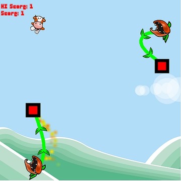 Super Cow Burning Adventure游戲截圖2