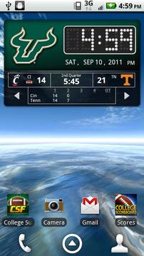 South Florida Bulls Live Clock游戲截圖4