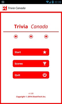 Trivia Canada游戏截图1