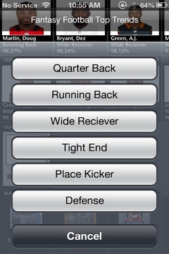 Fantasy Football Top Trends游戲截圖4