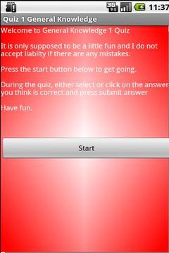 Quiz 1 General Knowledge游戲截圖2