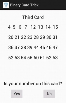 Binary Card Trick游戲截圖3