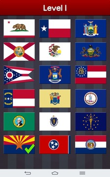 US State Flags Quiz游戲截圖2