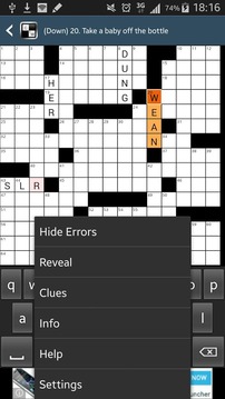 Crosswords Puzzle游戲截圖1