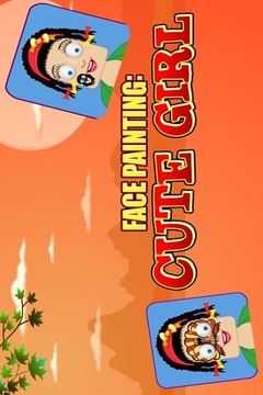 Face Painting : Cute Girl游戲截圖1