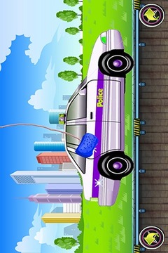 Police Car Wash Salon Game游戲截圖4