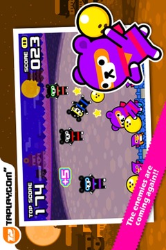 Tappi Bear - Bowling Ninja游戲截圖1