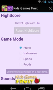 Kids games fruit游戲截圖2