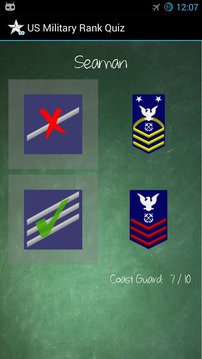 US Military Rank Quiz游戲截圖1