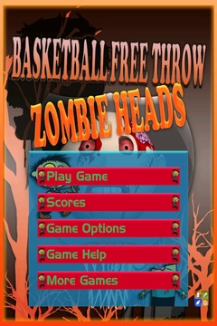Basketball Free Throw: Zombie游戲截圖1